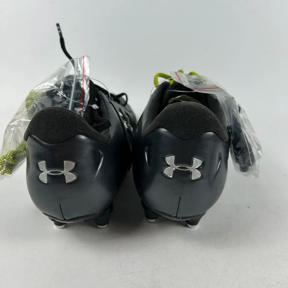 Under Armour Hydrastrike II SG Soccer Cleats Women US 8.5 Black with Extra Laces